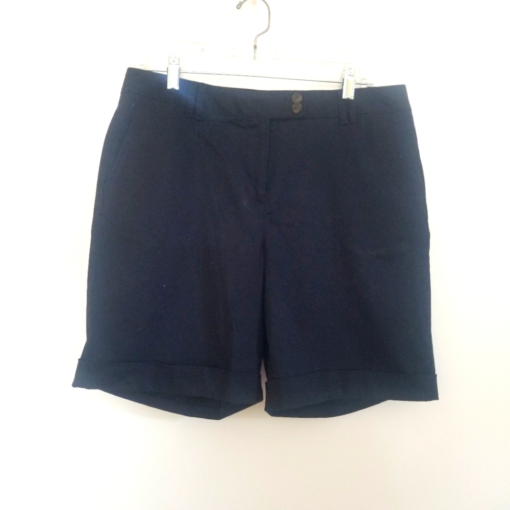 J.Jill  Live in Chino Navy Cotton Shorts